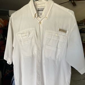 Columbia sportswear fishing shirt size small